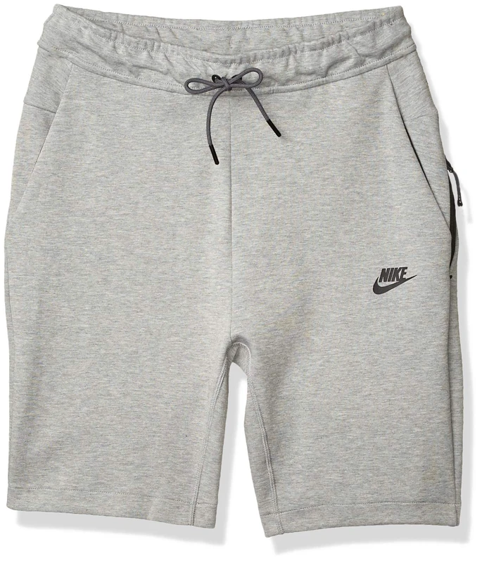 Nike M Nsw Tch Flc Short Sport Shorts - Dark Grey Heather/Dark Grey/(Black), XXX-Large