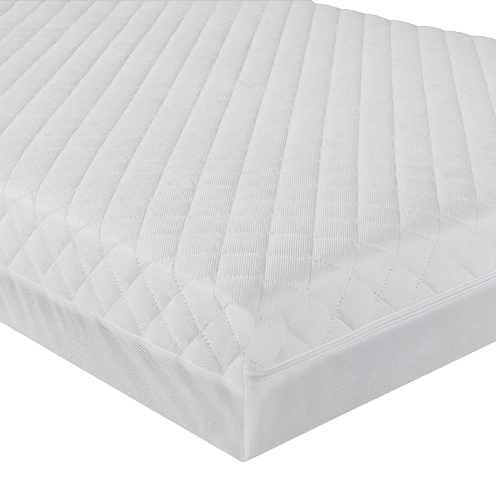 Night Comfort Extra Breathable Baby Toddler Cot Bed Mattress - Anti Allergy & Waterproof Zipped Removable Washable Cover -140 x 70 x 5 cm