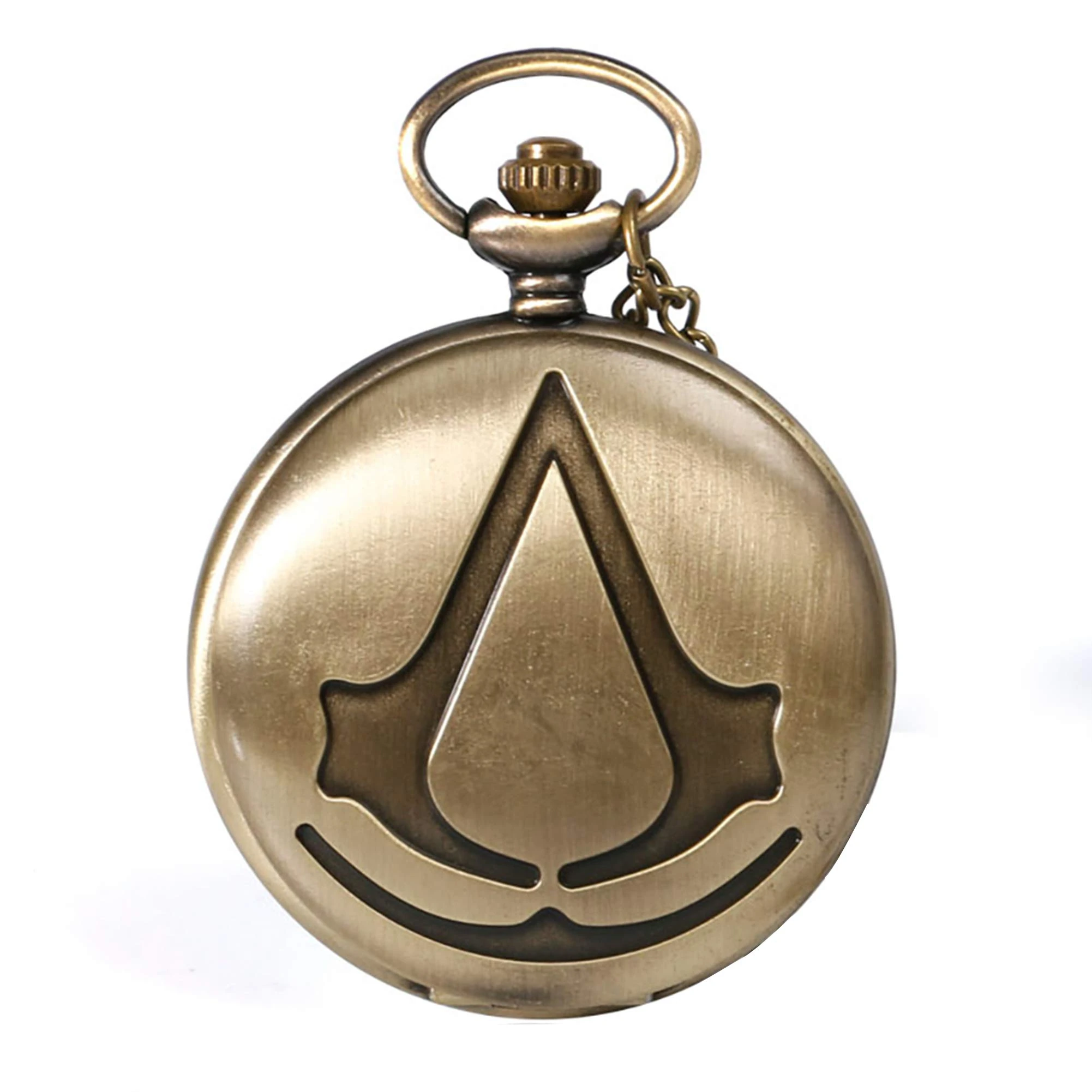CokinkiDs Pocket Watch Assassin's Creed Sci-Fi Movie Analog Quartz Pocket Watch for Men Gift for Lover