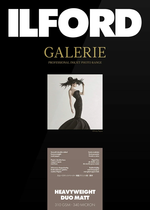 ILFORD GALERIE Heavyweight Duo Matt 310gsm A2-420mm x 594mm 25 Sheets