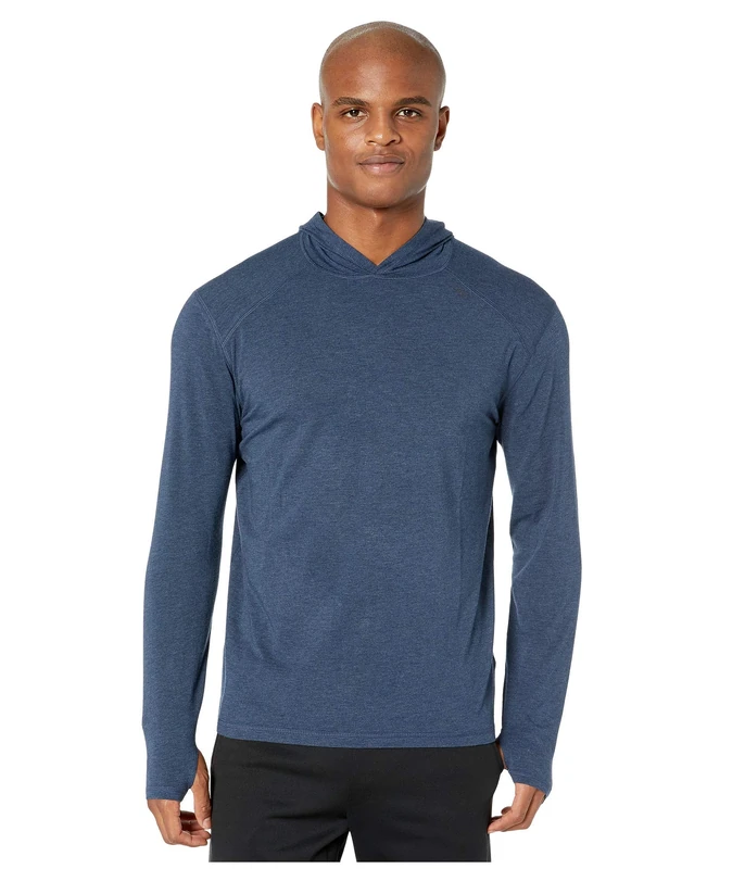 tasc Performance Carrollton Long Sleeve Hood, Classic Navy Heather, X-Large - Image 1