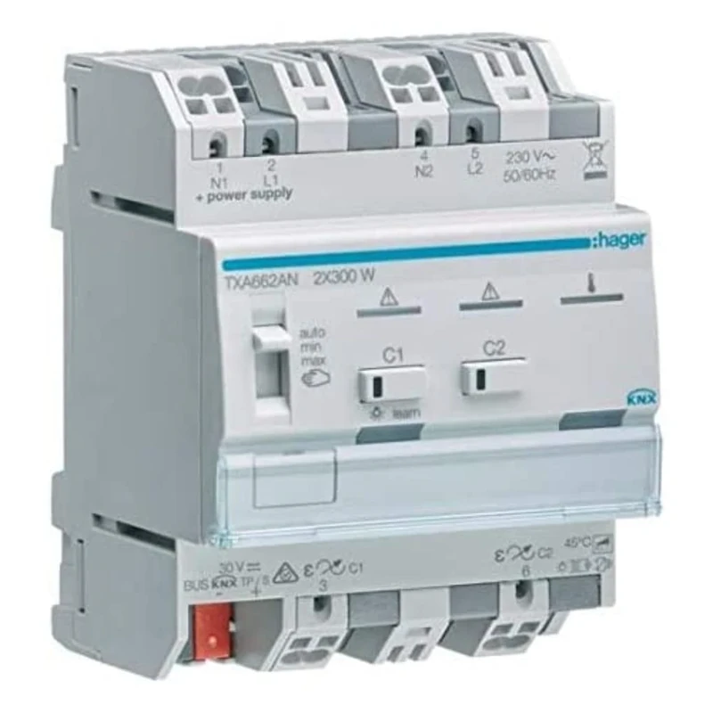 Hager TXA662AN Grey socket-outlet