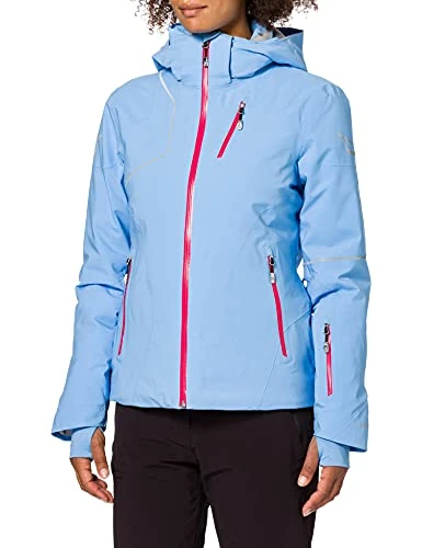 Spyder Women HERA Jacket - Blue Ice/Hibiscus, 14