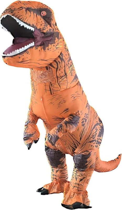 T-Rex Dinosaur Inflatable Costume Halloween Cosplay Blow up Outfit Fancy Dress adult toys