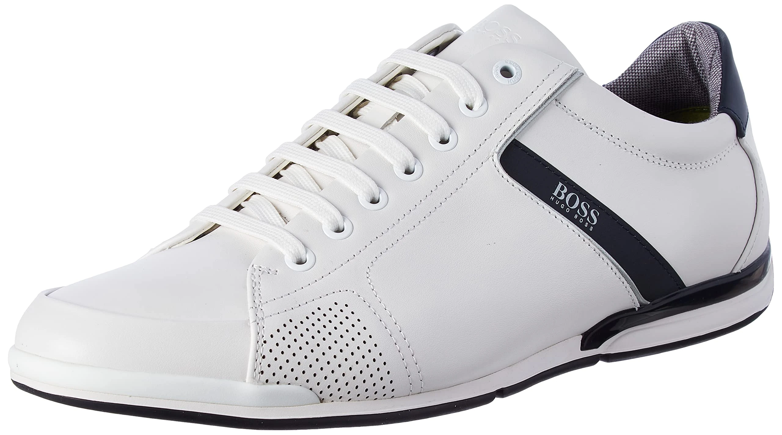 BOSS Saturn_Lowp_lux4, Men’s Low-Top Sneakers, White (White 100), 11 UK (45 EU)