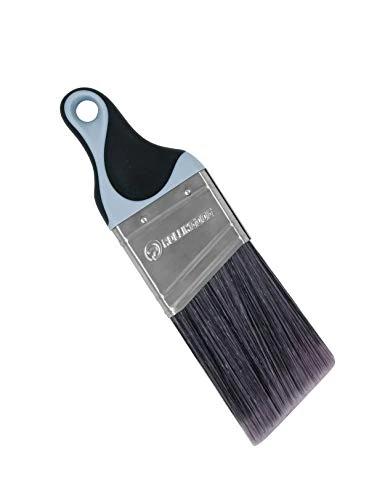 ROLLINGDOG Detail Pro 2" Angular Paint Brush, With Easy Contral Short Rubber Handle, Ideal For Small Areas Cutting in and Trim Works - Image 1