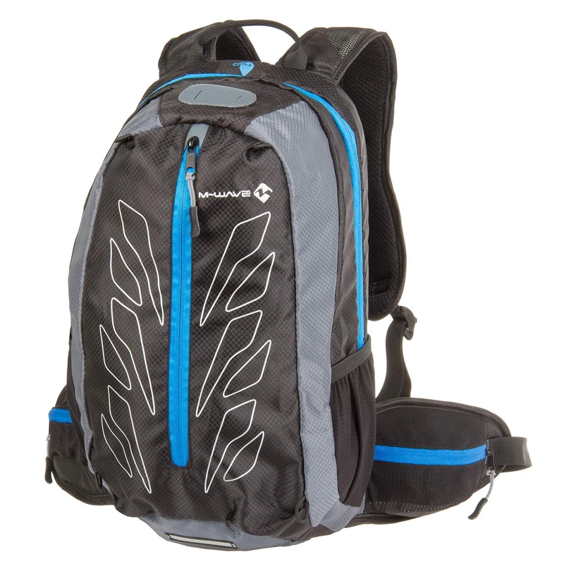 M-WAVE Unisex's BP BACK Biker Special Backpack, Blue, Without Water Bag