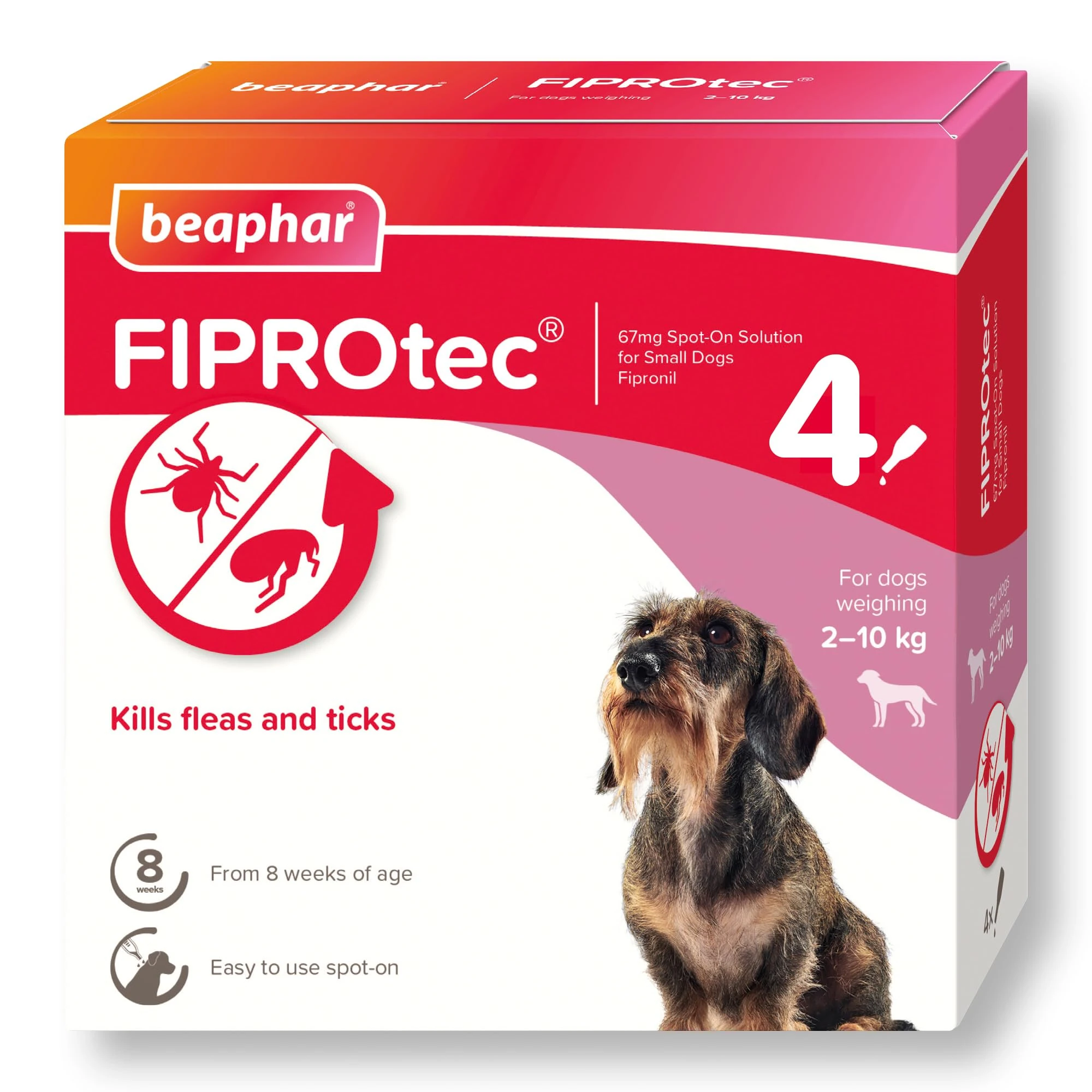 Beaphar FIPROtec Spot-On for Small Dogs