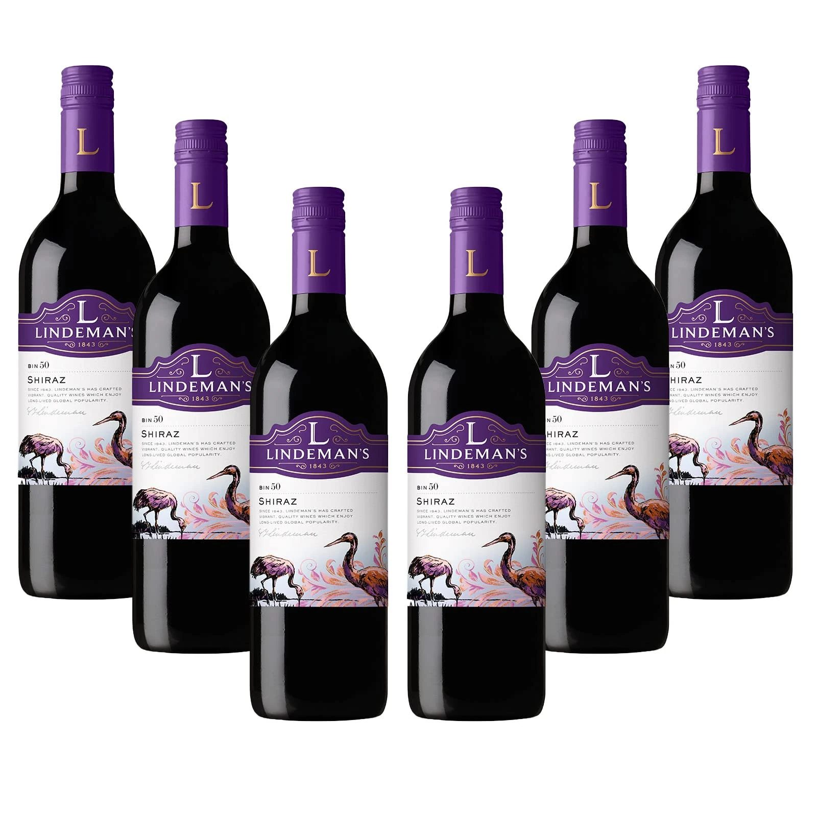 Lindeman's Shiraz Red Wine Case from South Eastern Australia (6 x 75cl Bottles)