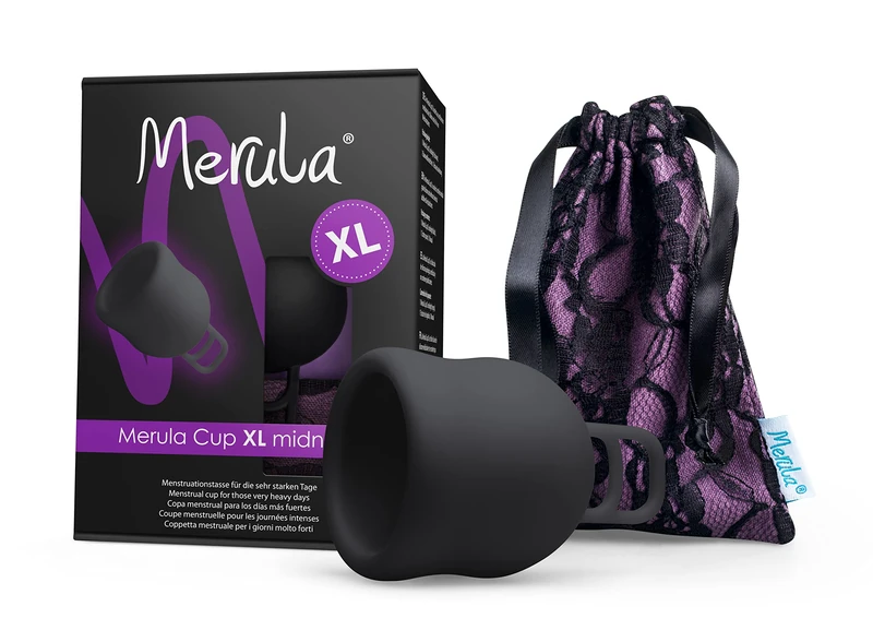 Merula Cup XL Midnight (Black) - Heavy Flow Menstrual Cup