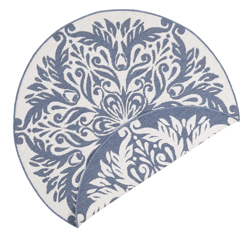NORTHRUGS Blue Cream Rug 140cm