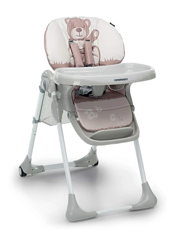 Foppapedretti Meeting Children's High Chair, Maximum Weight 15kg, 6-36 Months Teddy