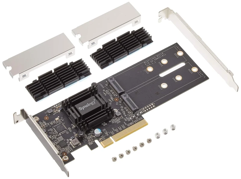 Synology M2D18 PCIe 2.0 8x Dual M.2 SSD adapter - Image 1