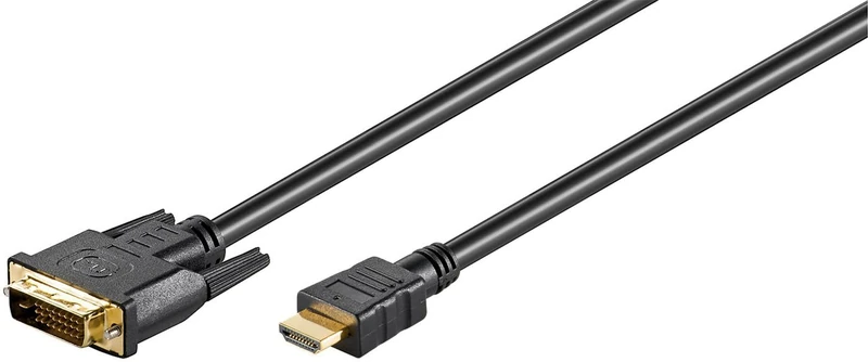 MicroConnect HDMI 19 - DVI-D M-M Cable 10m