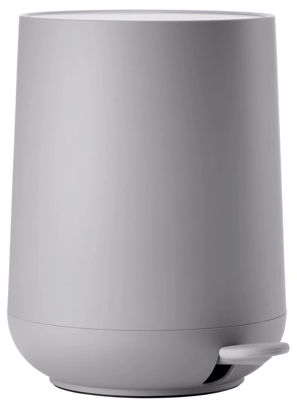 Zone Denmark Nova One 5L Around Acrylonitrile Butadiene Styrene (ABS) Grey – Rubbish Bin (5 Litres, Round, Acrylonitrile Butadiene Styrene (ABS), Grey, Pedal, 23 cm)