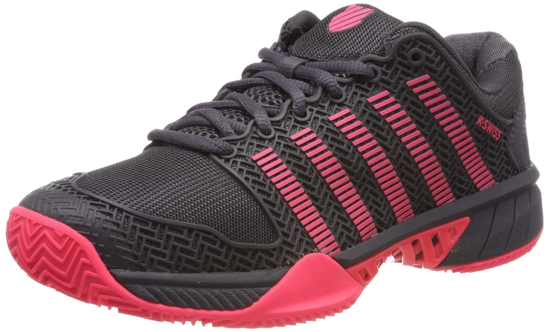 K-Swiss Performance KS TFW Hypercourt EXP HB, Women’s Tennis Shoes, White (Magnet/Pink 43), 7.5 (41.5 EU)