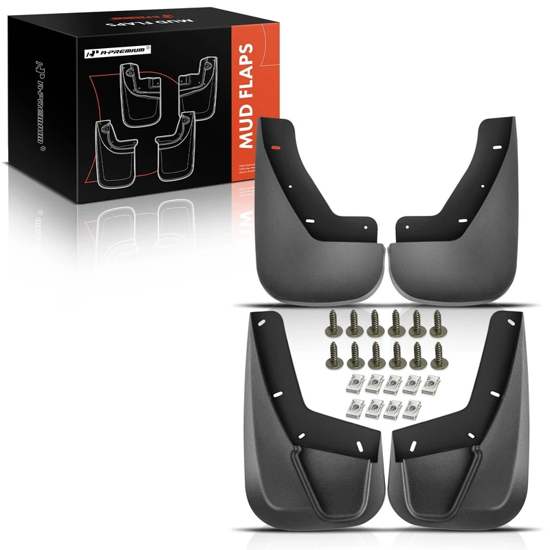 A-Premium Mud Flaps Splash Guards Replacement for Cadillac Escalade 2007-2014 Chevrolet Tahoe LTZ 2009-2014 GMC Yukon 2014 4-PC Set