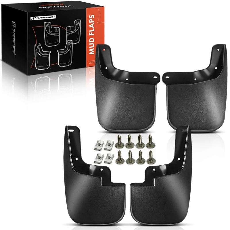 A-Premium Mud Flaps Splash Guards Replacement for Chevrolet Colorado GMC Canyon 2015-2018 w/o Fender Flares and Cladding 4-PC Set