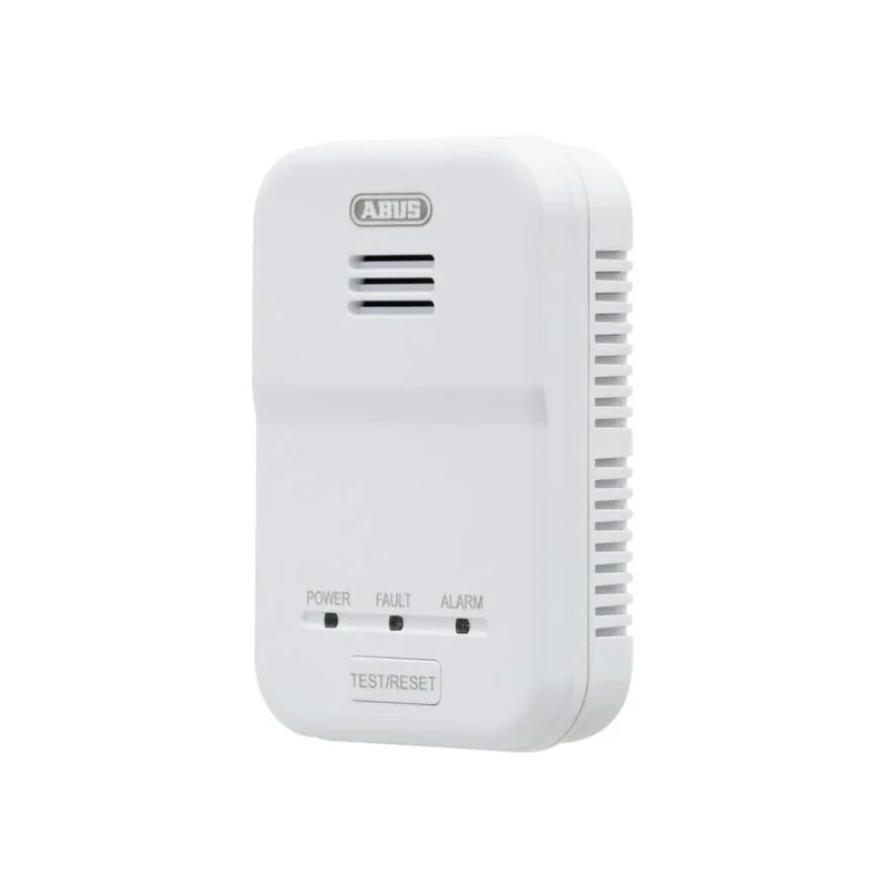 ABUS Gas detector for gas GWM100ME - boilers with 5-year battery - natural gas (methane) / town gas - alarm volume 85 dB - white - 81443