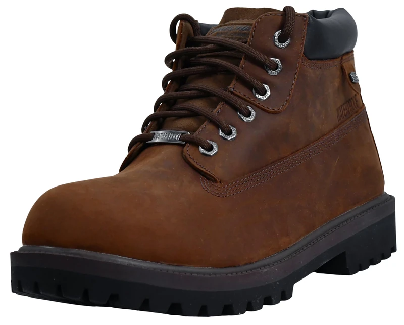 Skechers Men's Sergeants Verdict. Waterproof Chelsea Boots, Dark Brown Crazyhorse Leather, 15 UK