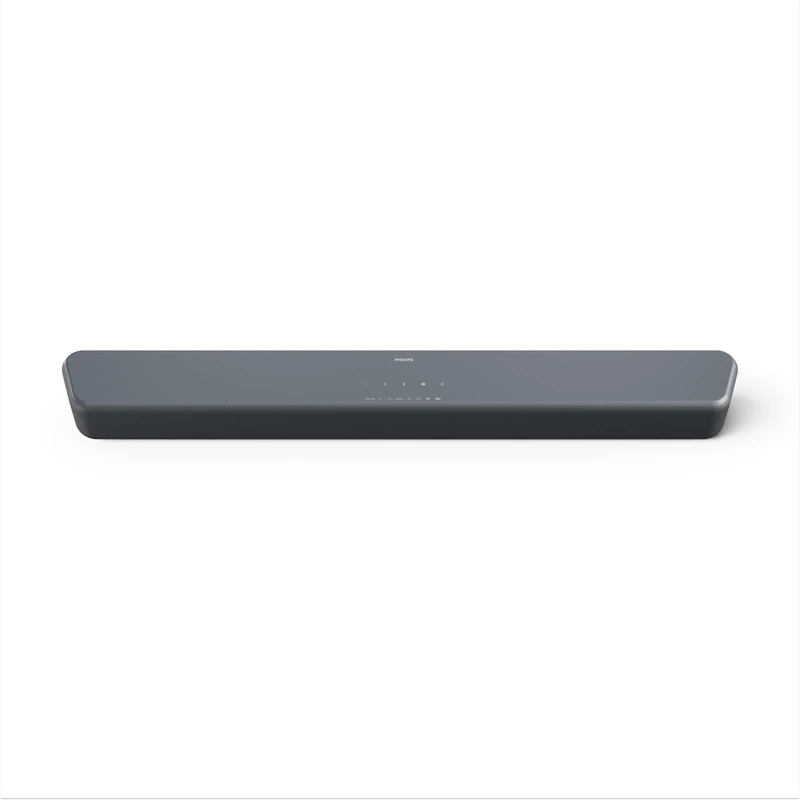Philips TAB5201 2.0 Soundbar with 160W Max Output, Dolby Digital Plus, DTS Virtual:X, Intellisound AI Audio, Bluetooth LE 5.4, HDMI ARC, Optical & USB Inputs – Gun Metal