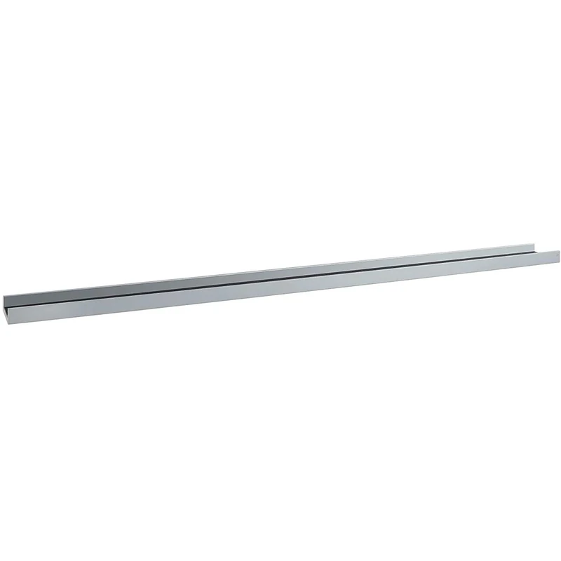 SIGEL MU060 Wall Ledge, 200 x 4 x 9 cm, for portable WhiteBoards and pinBoards, aluminium, silver
