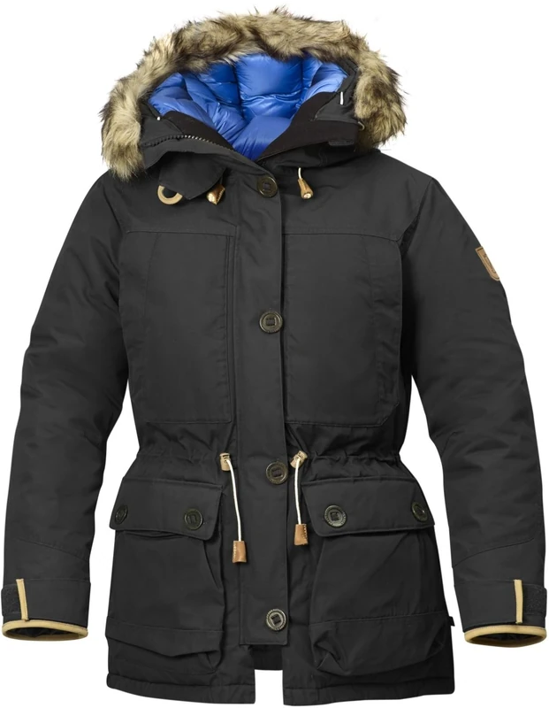 Fjällräven F89942-030 Expedition Down Parka No. 1 Jacket, Women, Dark Grey, XXS