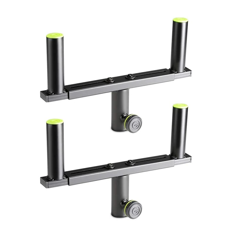 2x Gravity Speaker Support Bracket Dual Adaptor 35MM DJ Disco PA
