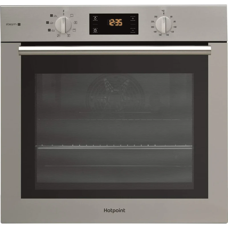 Hotpoint FA4S 544 IX H Built-In Steam Oven 71L Black