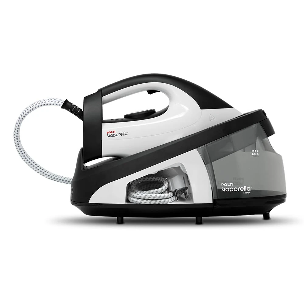 Polti Vaporella Simply VS20.20 Steam Generator Iron with Detachable 1.5L Water Tank, Max Pump 6.5 Bar