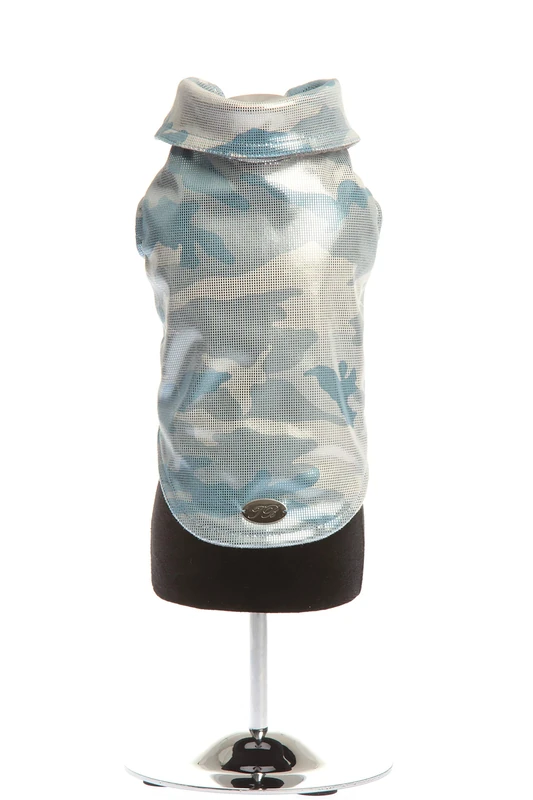 Trilly All Brilli Fancy Camouflage Coat, Blue - 1 Product