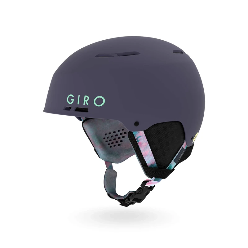 Giro Girrj Women Emerge MIPS Snow Helmet - Matte Midnight Bleached Out, Medium 55.5-59cm