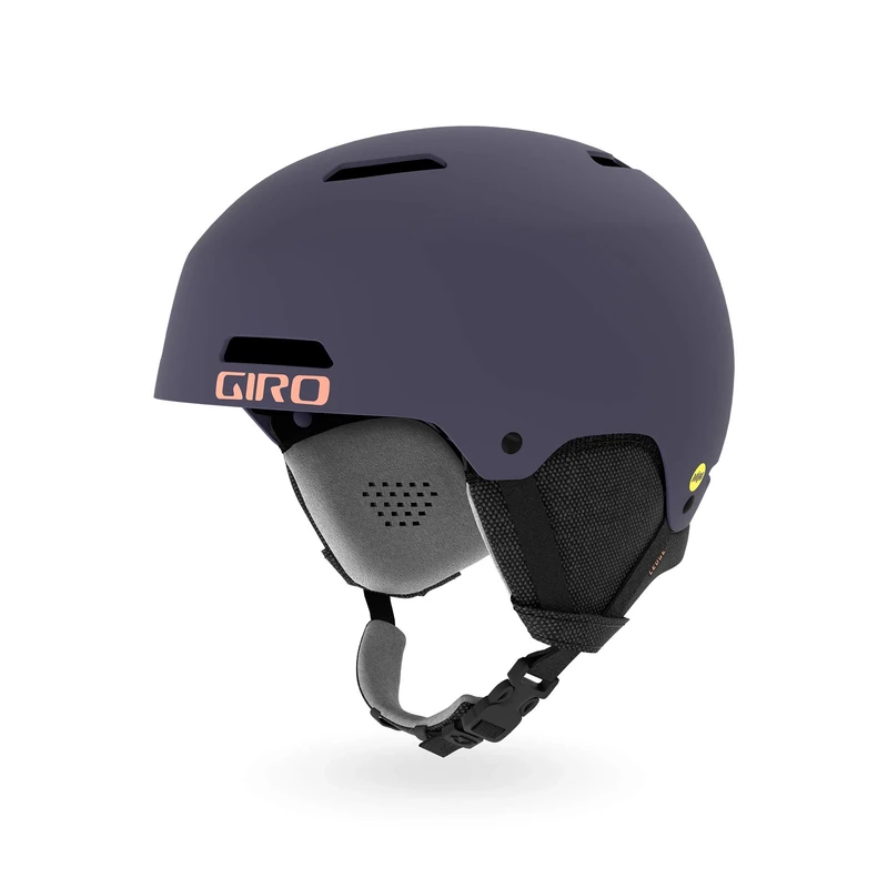 Giro Girrj Women Ledge MIPS Snow Helmet - Matte Midnight/Peach, Small 52-55.5cm