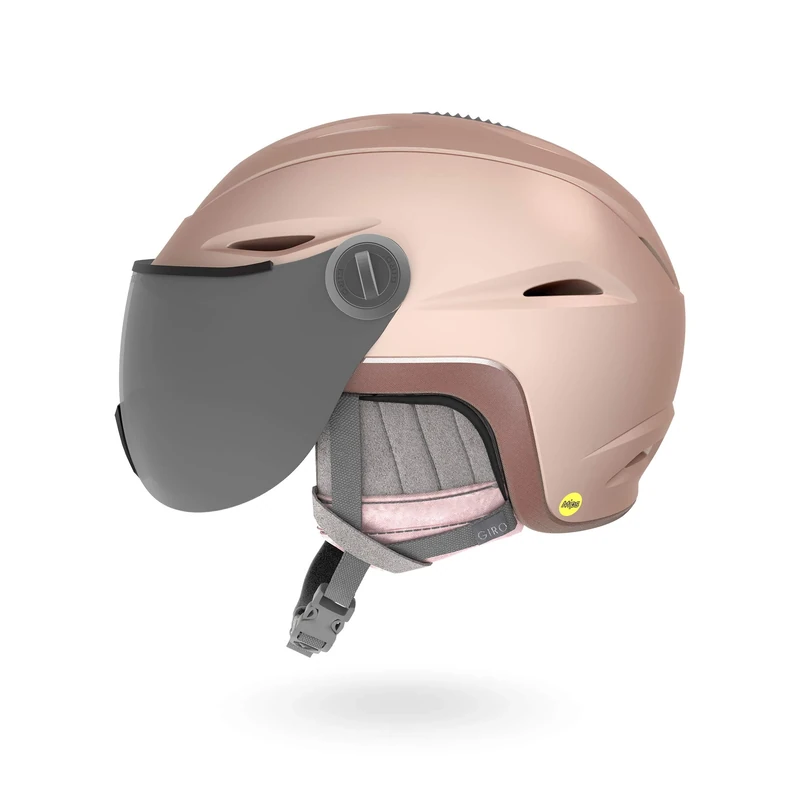 Giro Girrj Women Essence MIPS Snow Helmet - Matte Rose Gold, Medium 55.5-59cm