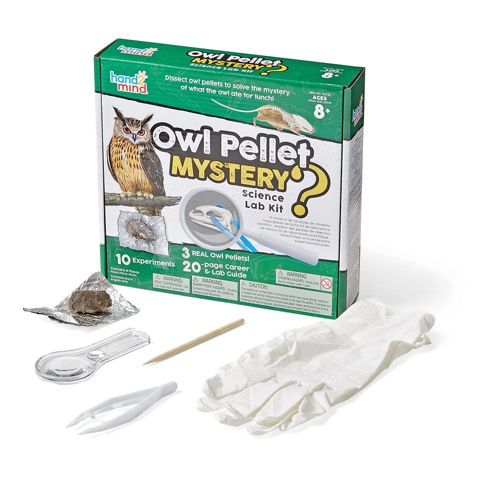 hand2mind 90738 OWL Pellet Mystery Science LAB KIT, Bones