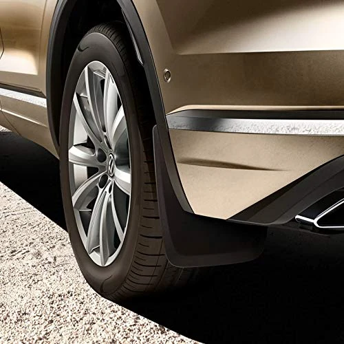 Volkswagen 760075101 Rear Mud Flaps Black Grained