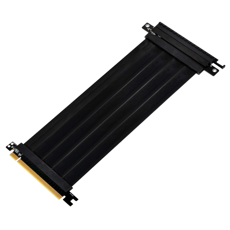 SilverStone SST-RC03B-220 - Premium PCI-E x16 Gen 3.0 Flexible Riser Ribbon Cable, EMI shielding, 22cm