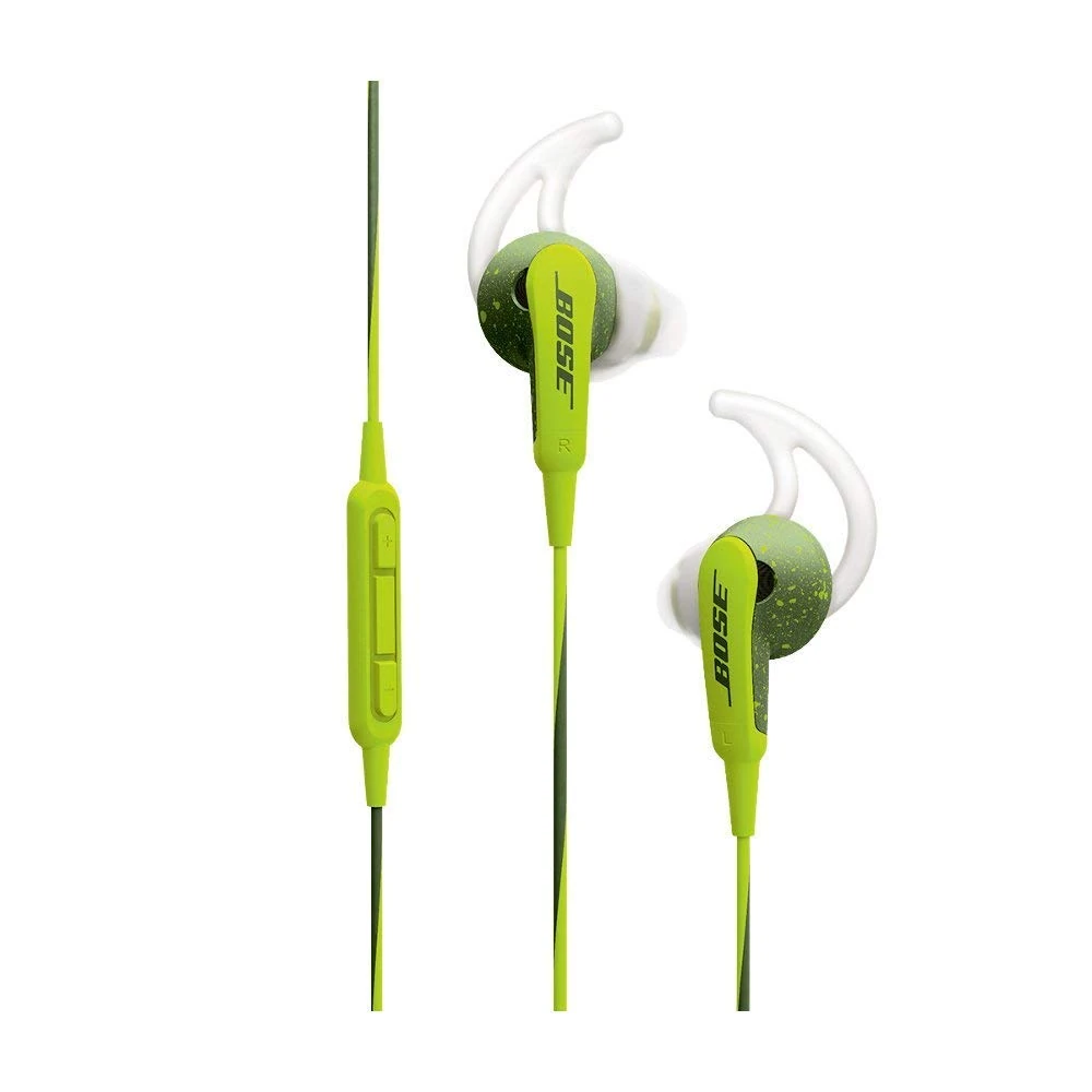 KLHY Bose SoundSport In-Ear Headphones For Apple Devices (741776-0030) - Energy Green (Renewed)