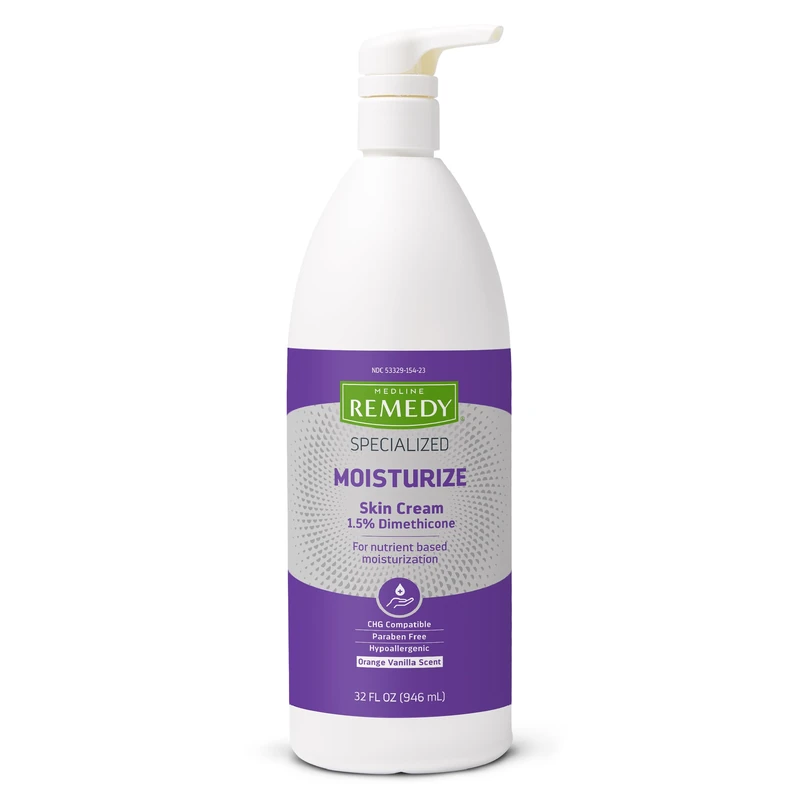 Medline Remedy Intensive Skin Therapy Skin Repair Cream with Phytoplex, 32 oz. Body Lotion, for Cracked, Dry or Irritated Skin, Eczema, Rash, Dermatitis - Image 1