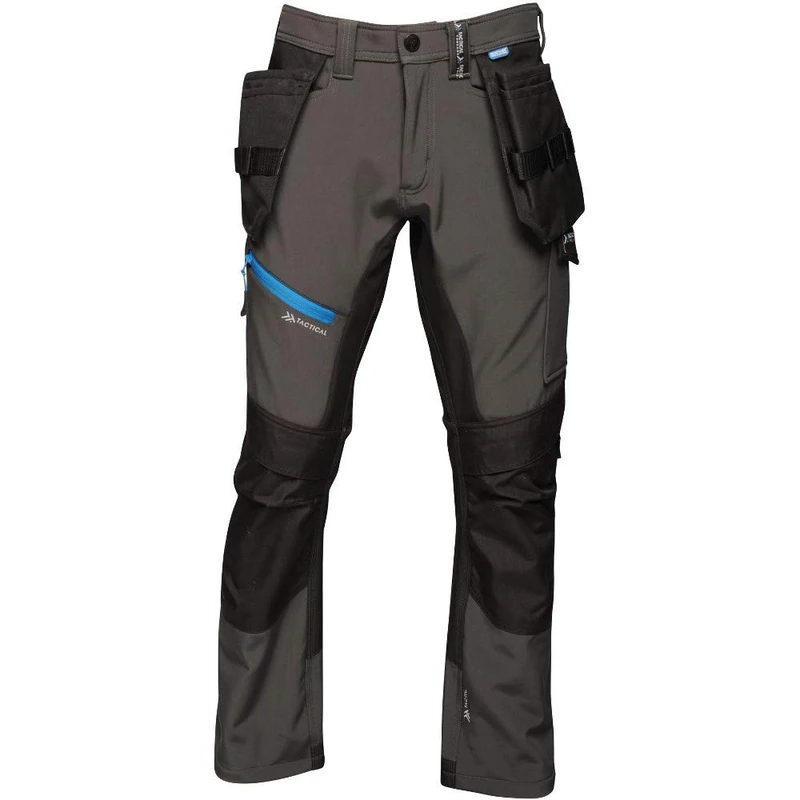 Regatta TRJ368R30611 Strategic Soft-shell Trouser, Size 30" Regular, Ash