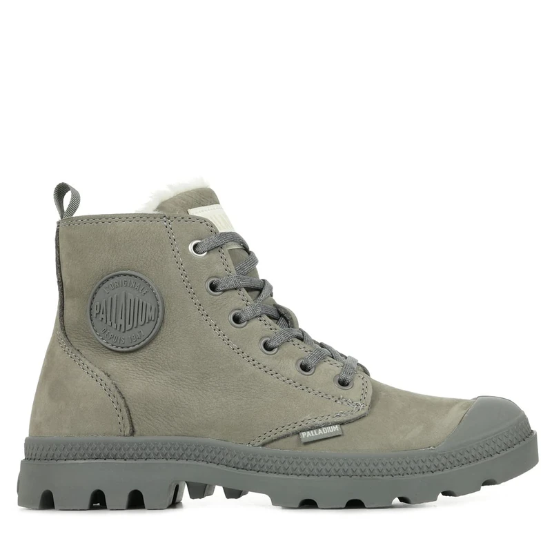 Palladium, PAMPA HI ZIP WOOL, Sneaker Boots female, Beige, 5 UK