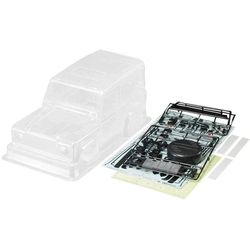 Tamiya 51607 RC Spare Parts No.1607 SP.1607 1/10RC Land Rover Defender 90 Unpainted Spare Body Set