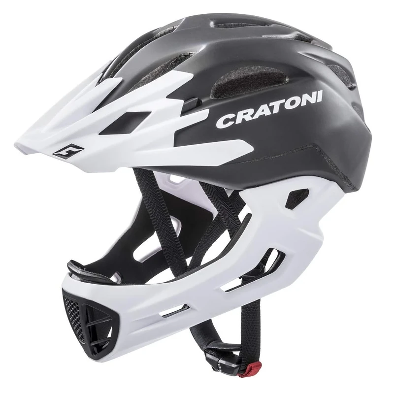 Cratoni C-maniac Bicycle helmet. Black/White Matt L-XL