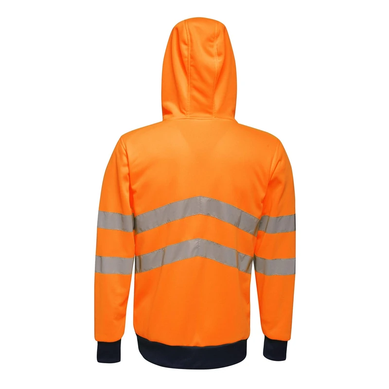 Regatta TRA316LA7BV Tactical Hi-Vis Overhead Bomber, Size Large, Orange/Grey
