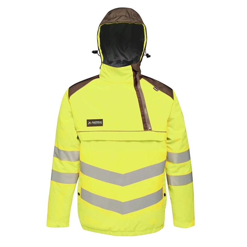 Regatta TRA3163L9PQ Tactical Hi-Vis Overhead Bomber, Size 3X-Large, Yellow/Grey - Image 1