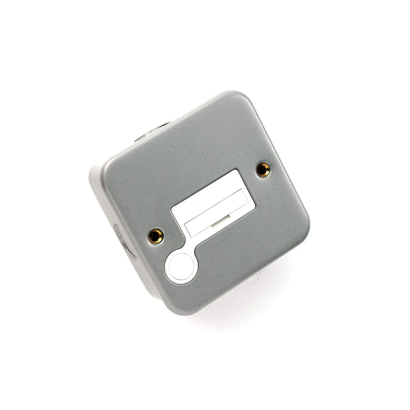 Merriway BH06466 (10 Pcs) Fused Spur Metal Clad - Pack of 10 Pieces