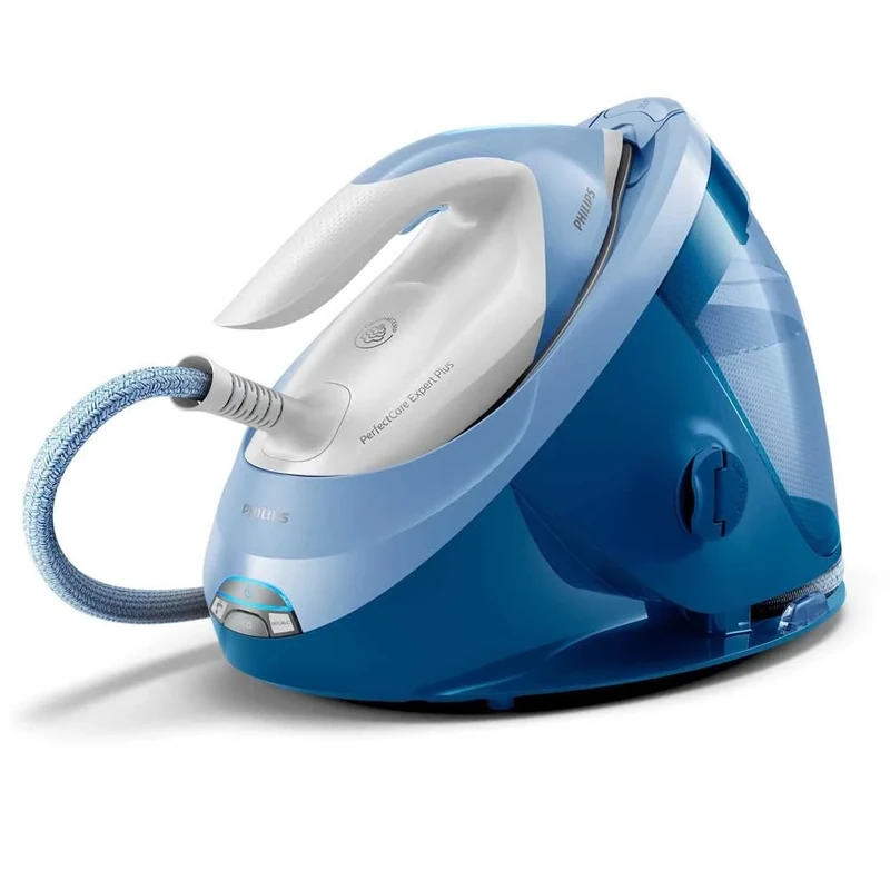Philips Ironing Center GC8940/20 No Scald Iron or Temperature Settings, Auto-Shut Off, Ultralight Steamglide Advanced, 7.5 Bar, Steam Blow 470 g, Blue