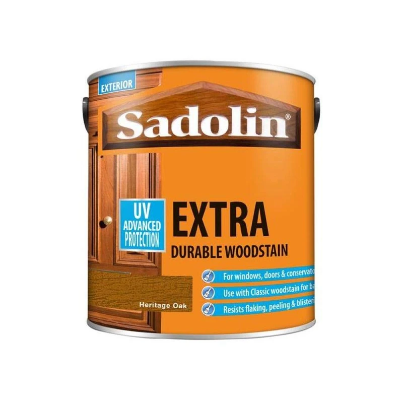 Sadolin Extra Durable Woodstain Heritage Oak 2.5 L