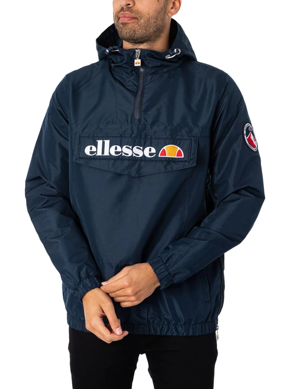 Ellesse Men's Mont 2 Over Head Jacket, Navy, L UK