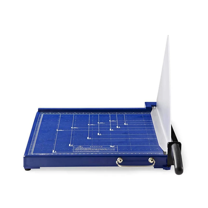 Nedis PACU110A3 Heavy Duty Guillotine Paper Trimmer Cutting Performance up to 20 Sheets, 17 Inch Cut Length A3/A4 Manual Paper Cutter Scrapbooking Tool with Safety Guard and Clamp